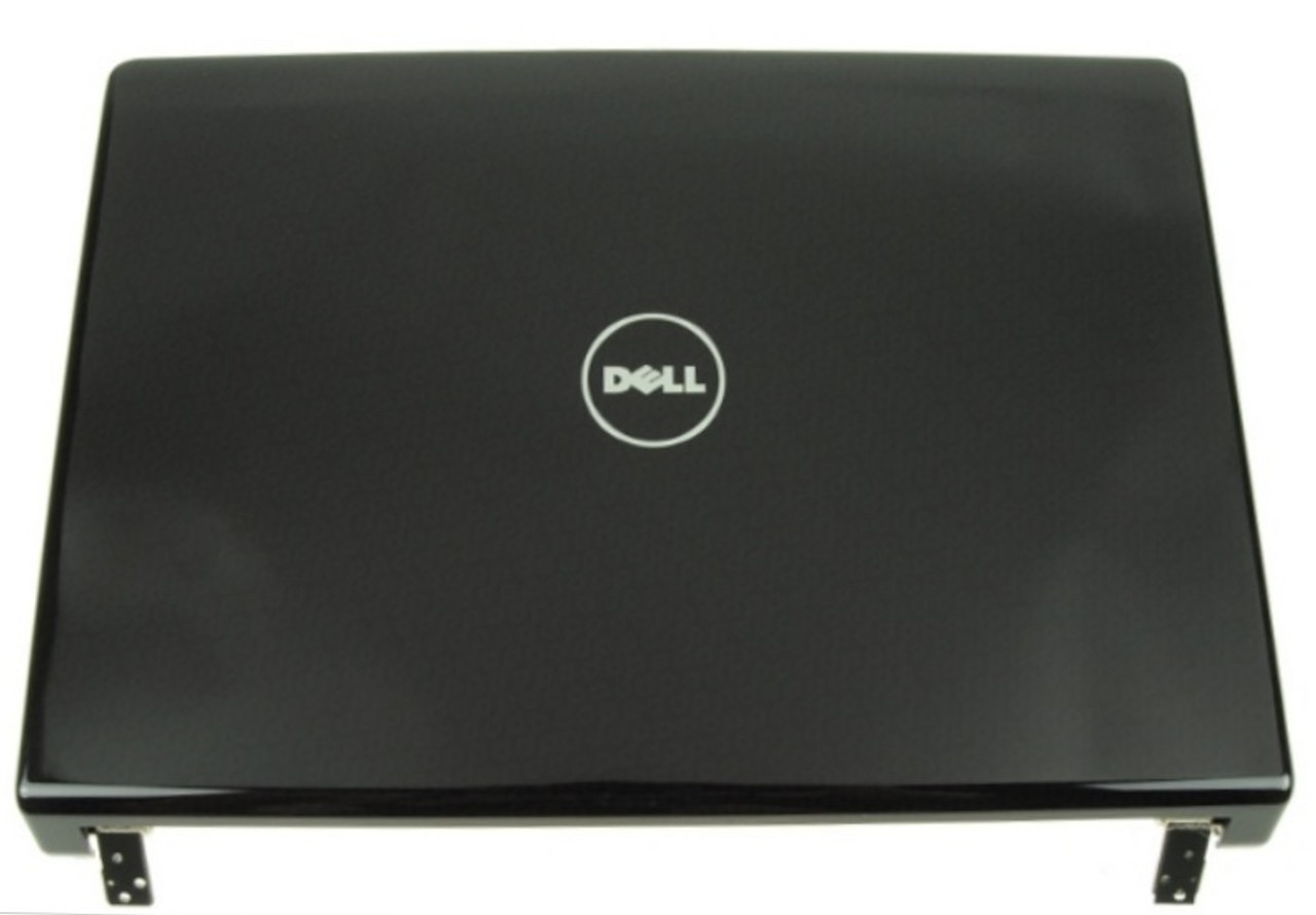 Dell Studio 1457 1458 Black 14" LCD Back Cover Lid & Hinges - 7M3DT