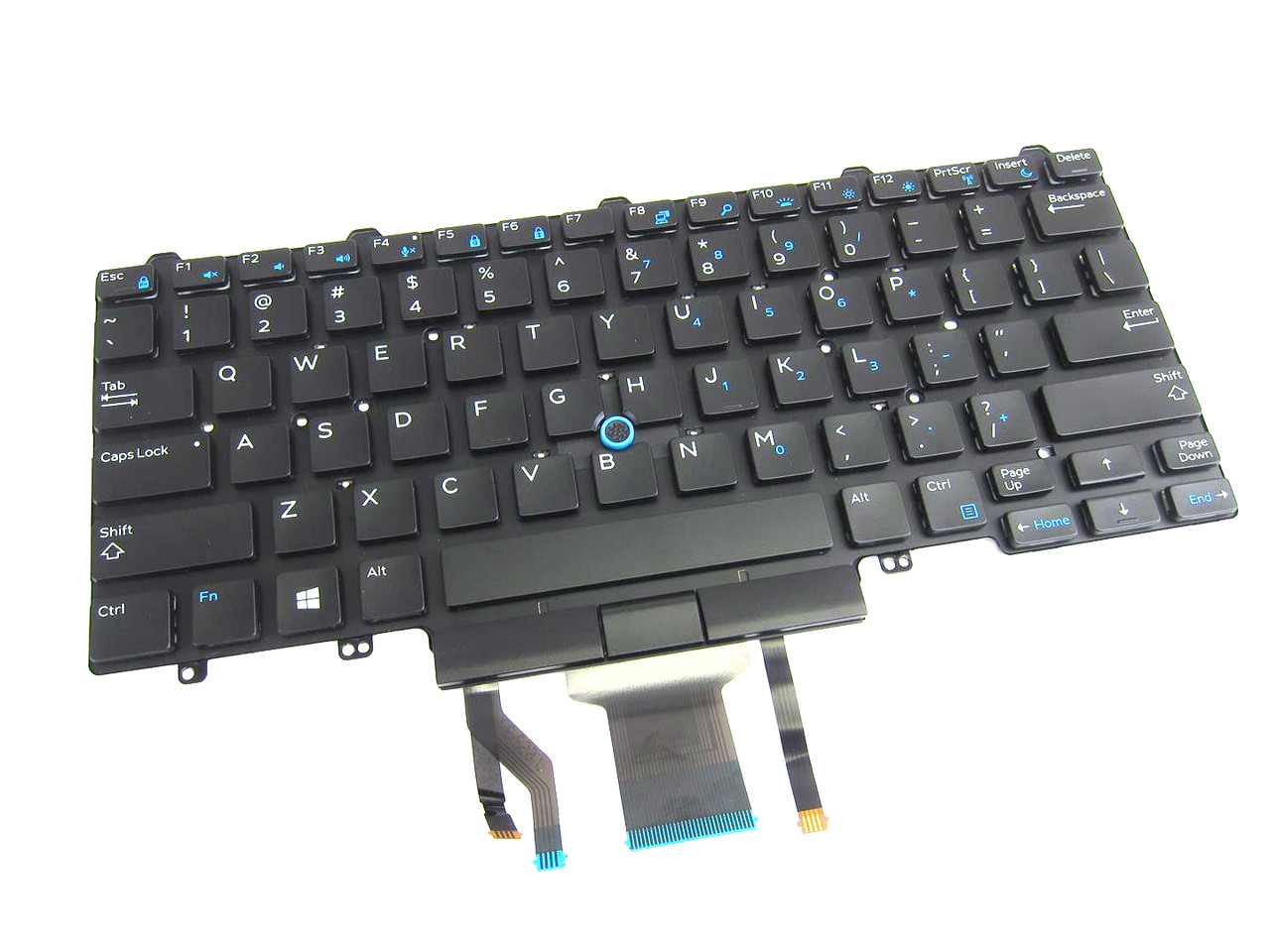 New Keyboard For Dell Latitude E5450 E7450 0d19tr With Backlit No Frame Black Us Laptop Replacement Parts