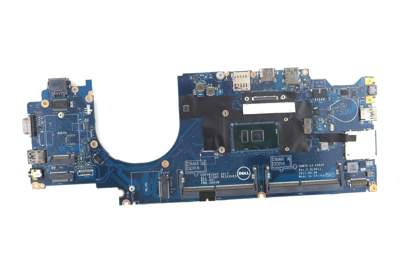 Dell Latitude 5480 Laptop Motherboard W 