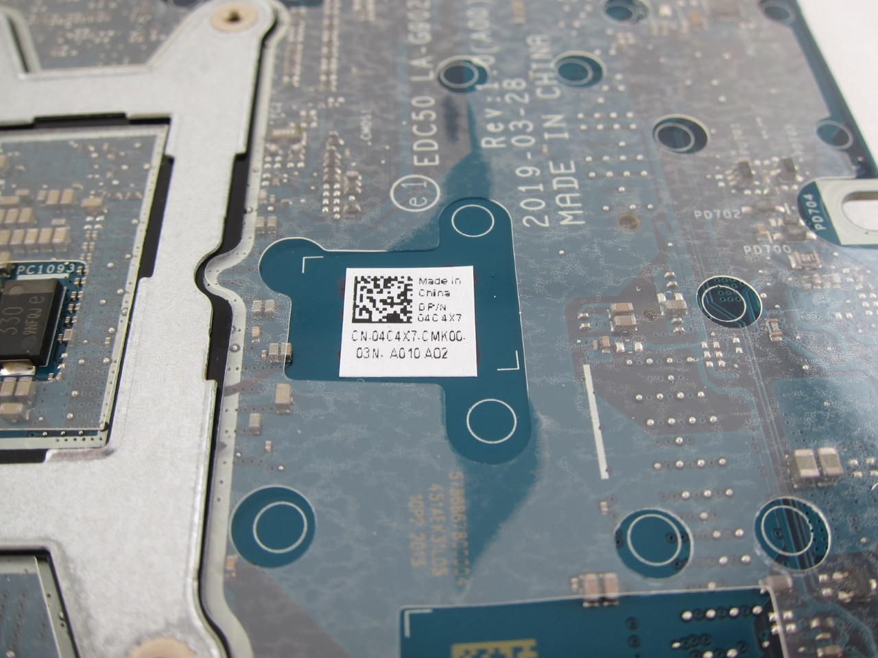 Dell Precision 3540 Motherboard W/ 1.6GHz i5-8365U W/Thunderbolt 3 - 4C4X7
