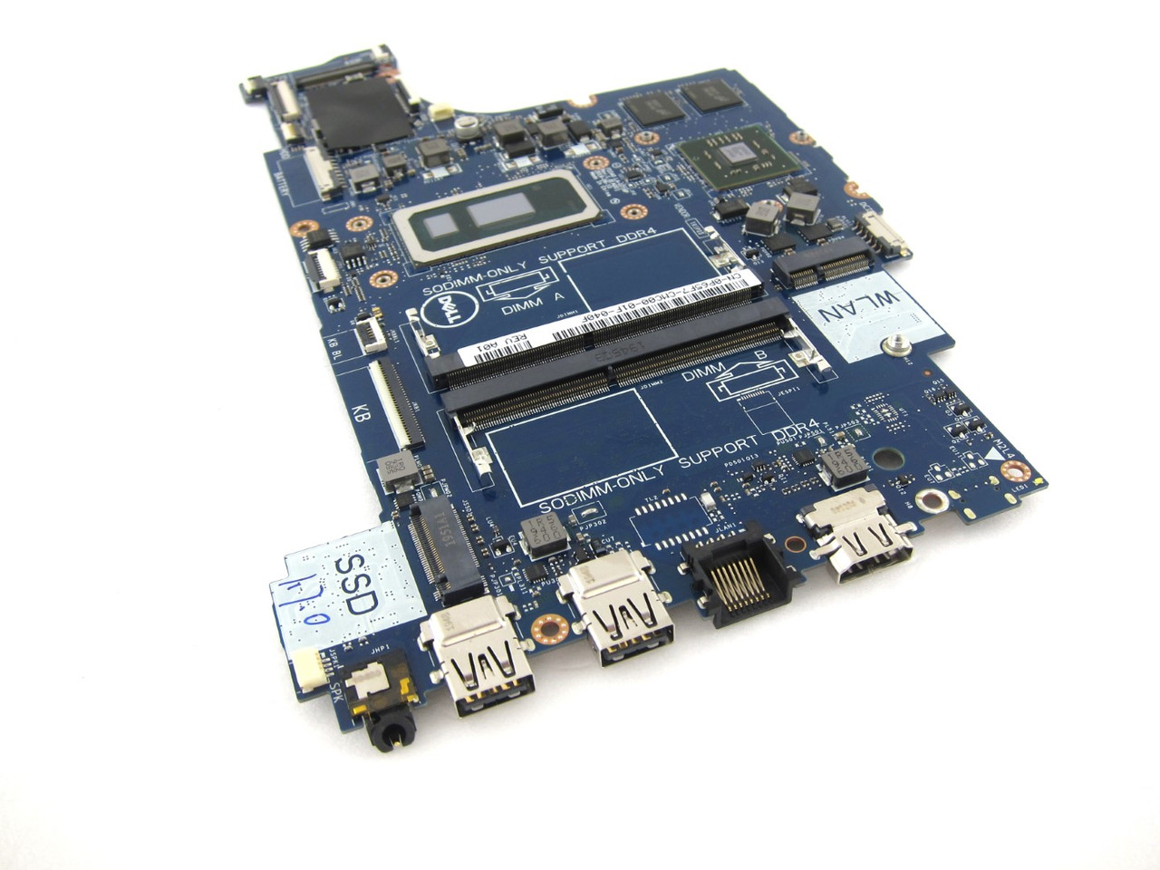 Dell Inspiron 3790 Motherboard W/ I7-10210U 1.6 GHz CPU - P65F7