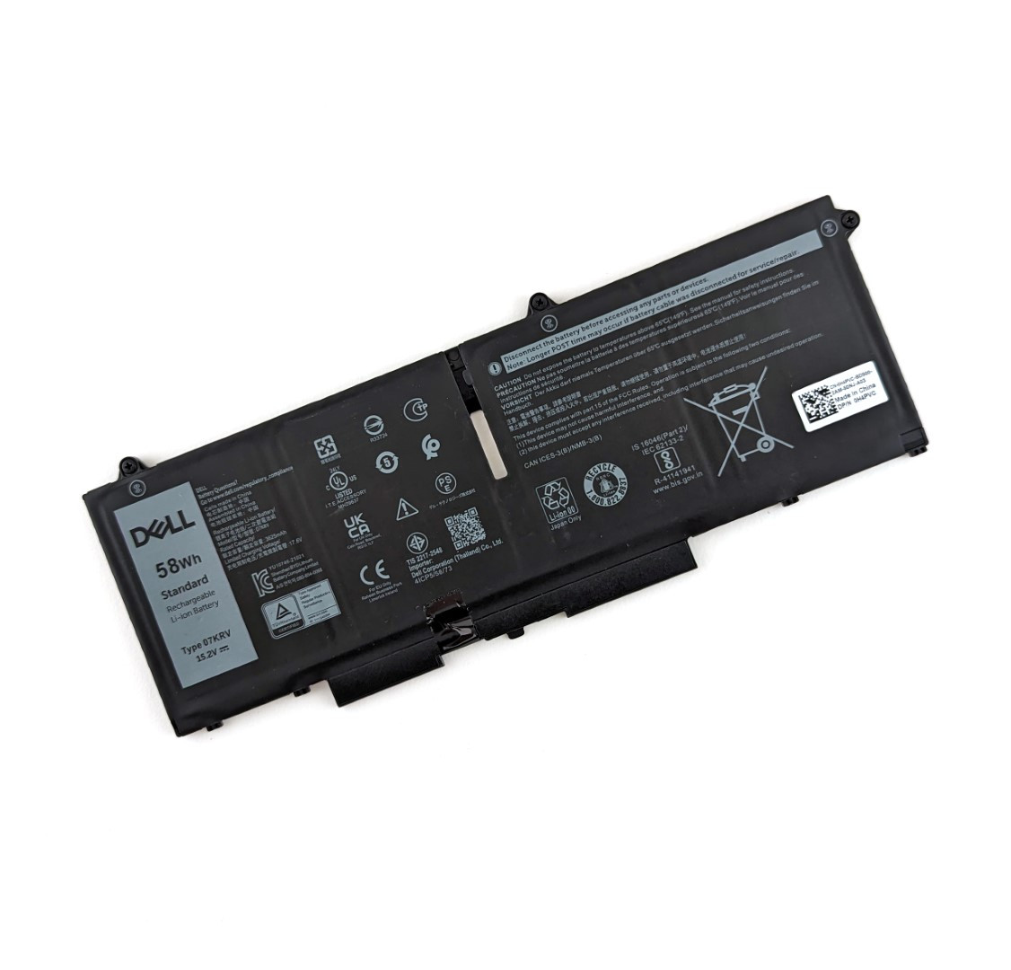 Dell Latitude 5330 5530 7330 7430 7530 4-Cell 58WHR Battery - FK0VR