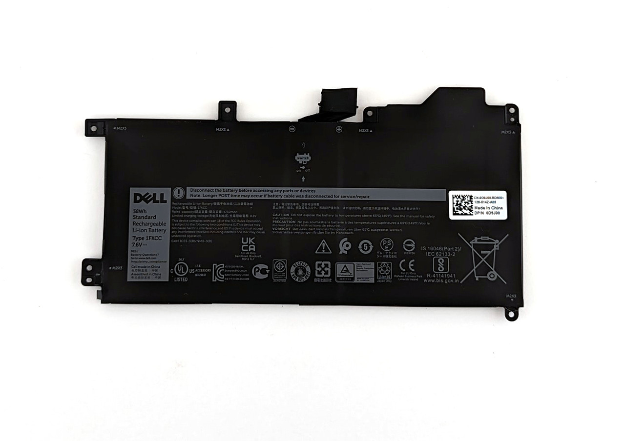 Dell Latitude 7200 7210 2-in-1 38Wh 2-Cell Laptop Battery - 1FKCC