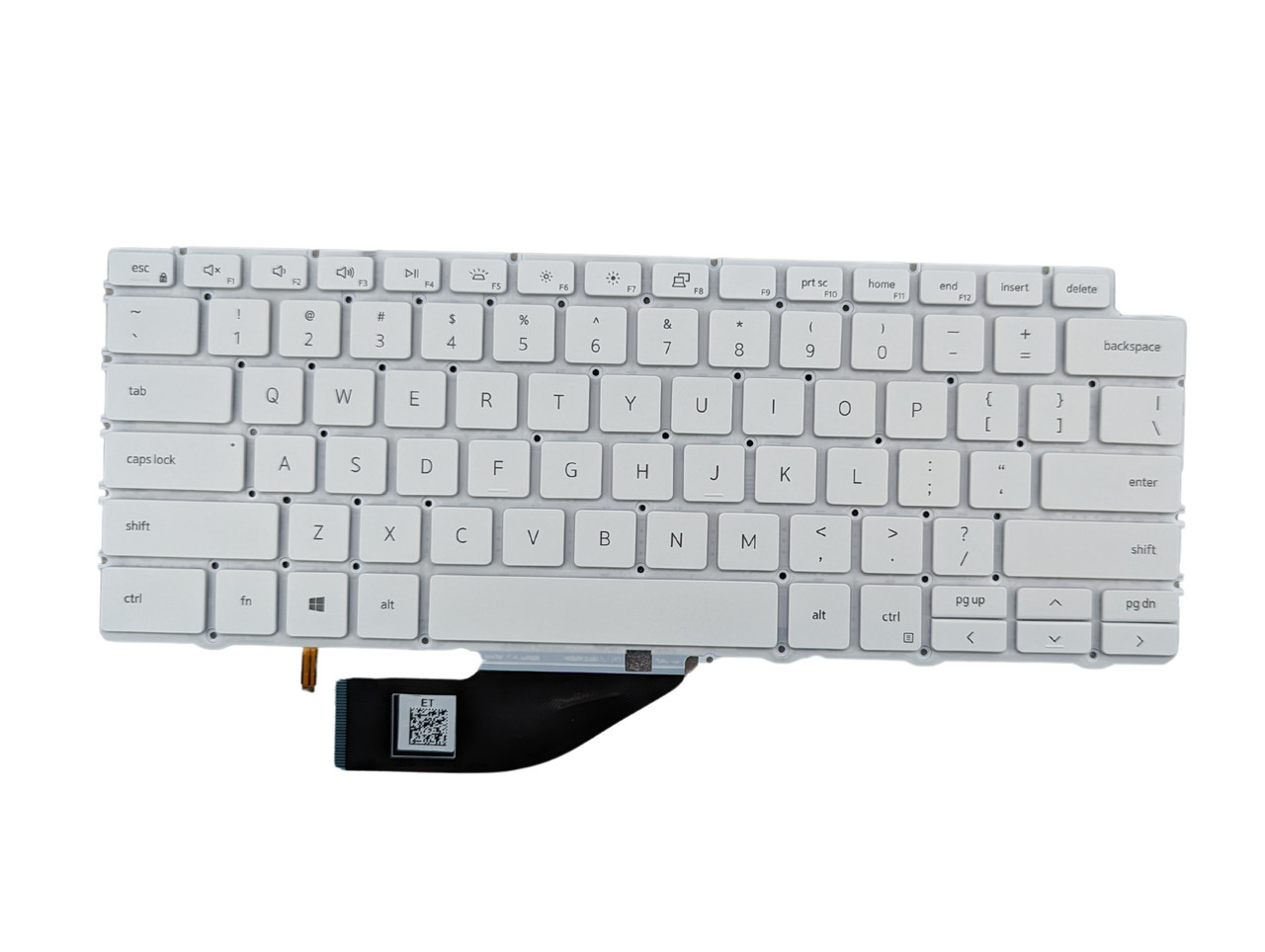 Dell XPS 9310 7390 2-in-1 White Backlit US Keyboard - XD3H3 VKJ01