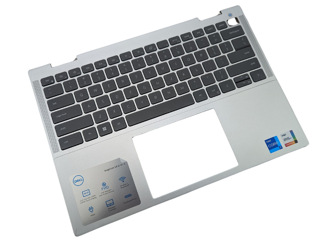 Dell Inspiron 7430 7435 2In1 Palmrest W/ Backlit US Keyboard - MF0F1