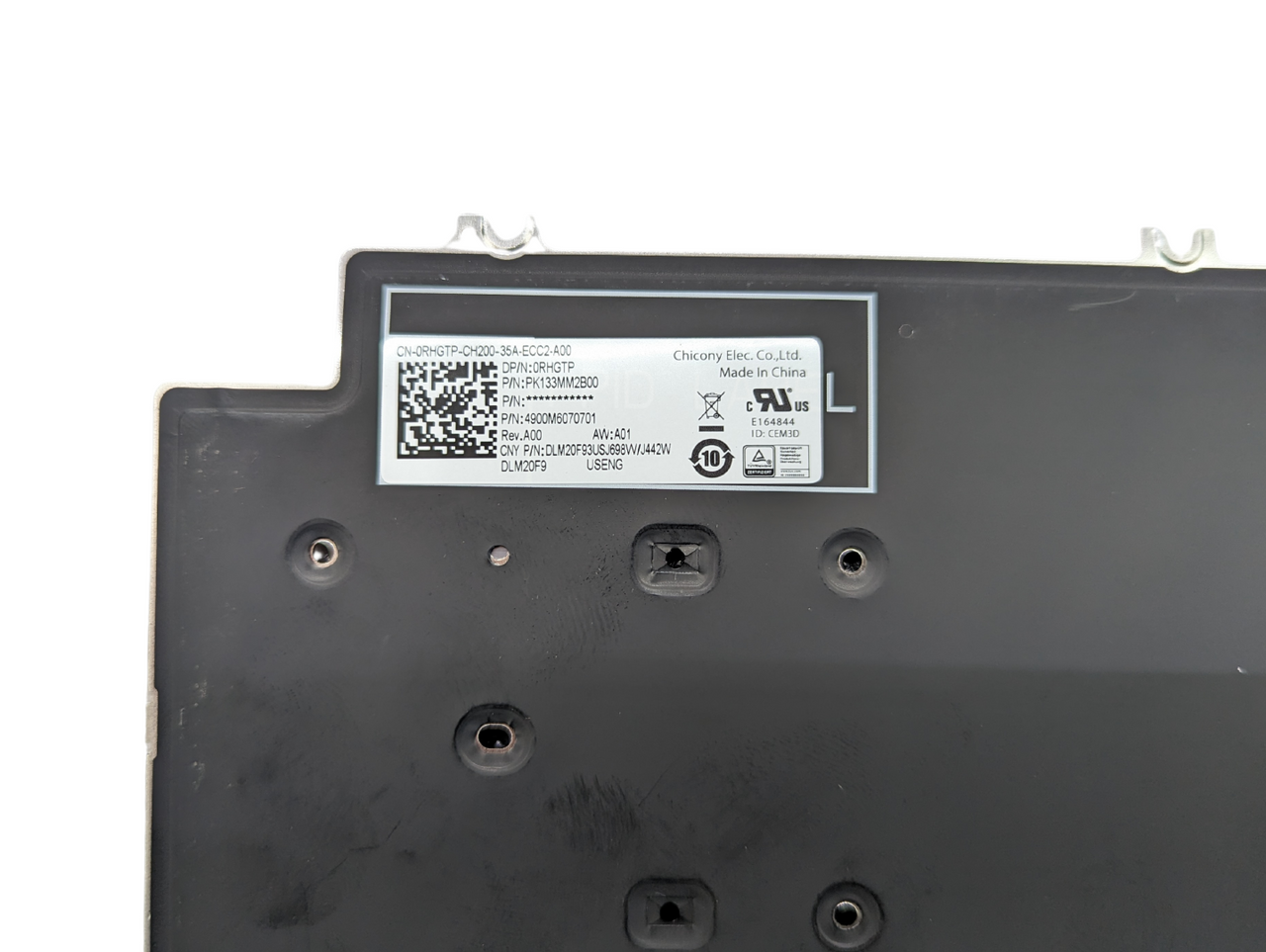 Dell Latitude 5520 5530 5540 Precision 3560 7670 Backlit Keyboard - RHGTP