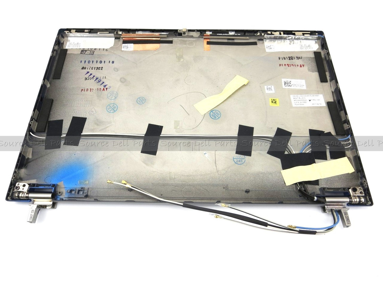 Dell Latitude E4310 Blue LCD Back Cover Lid Assembly with Hinges - JCHW0