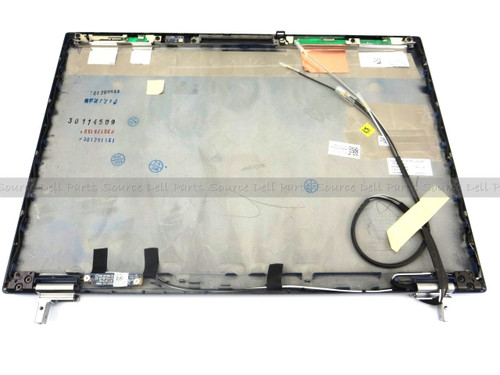 Dell Latitude E6410 Blue LCD Back Cover Lid Assembly with Hinges - 27D8G (A)