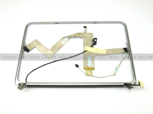 Dell XPS 12 9Q23 12" Convertible LCD Frame Bracket w/ Hinges & Cable - GM18J