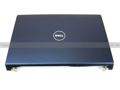 Dell Studio 1555 1557 1558 15.6" Blue LCD Back Cover & Hinges - 7DCV3