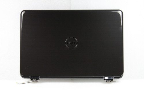 Dell Inspiron N4010 14R Laptop 14" Black LCD Back Cover Lid with Hinges - 1GTMJ