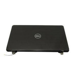 Dell Inspiron N7010 17.3" Black LCD Back Cover Top with Hinges - YVTPC