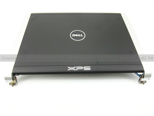 Dell XPS M1530 Black 15.4" CCFL LCD Back Cover Lid & Hinges - Y521H