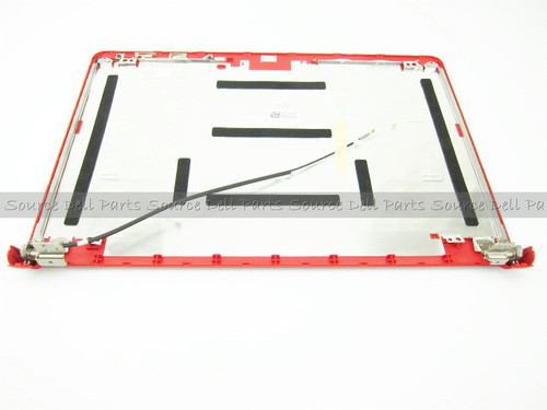 Dell Inspiron 1470 14" Red LCD Back Cover Lid & Hinges - NC5JX