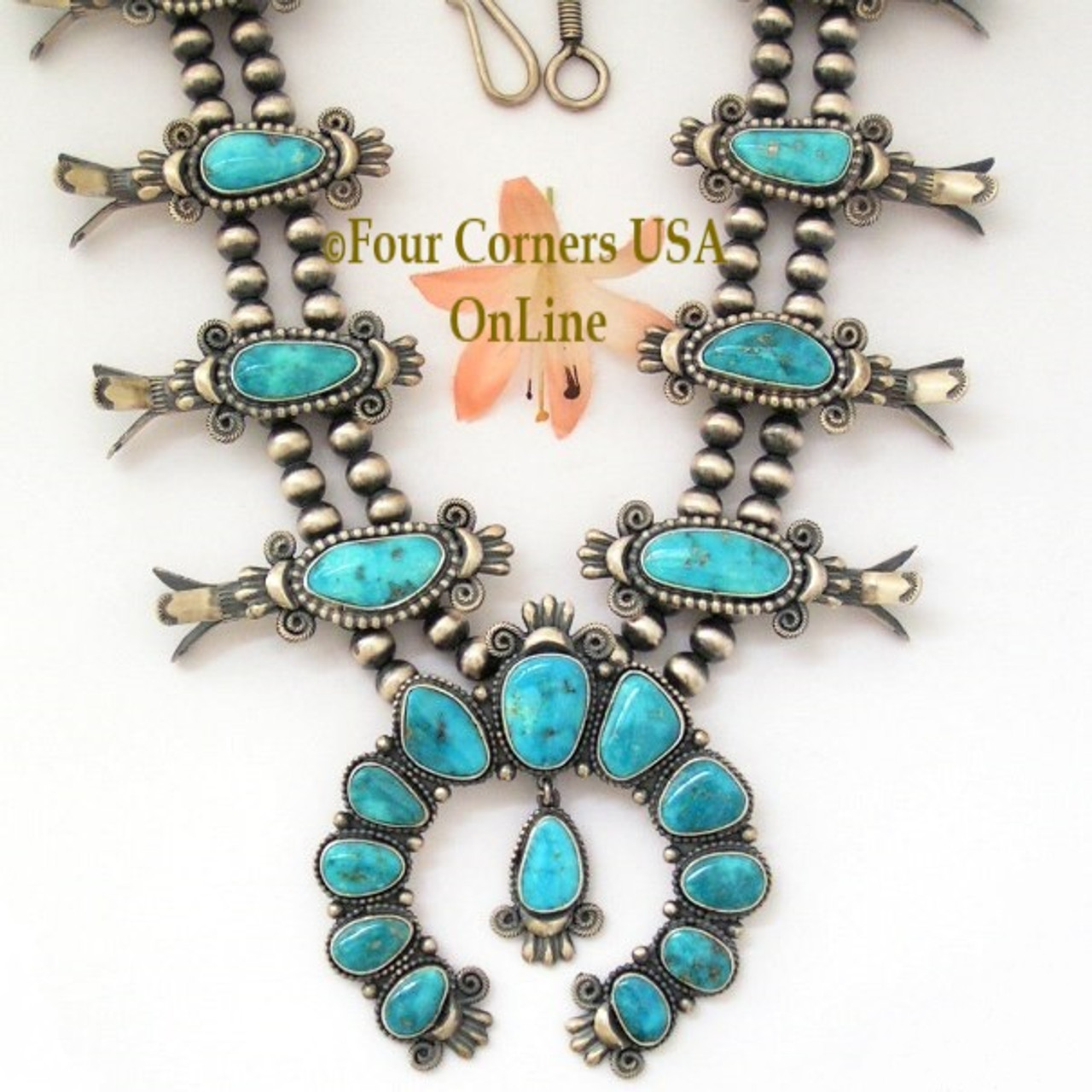 Navajo Squash Blossom Necklace – Picayune Cellars & Mercantile