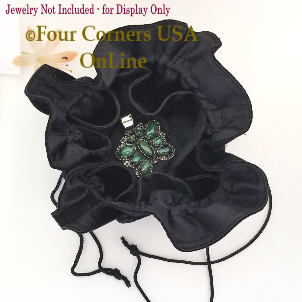  6 Pcs Drawstring Jewelry Bags Drawstring Jewelry Pouch