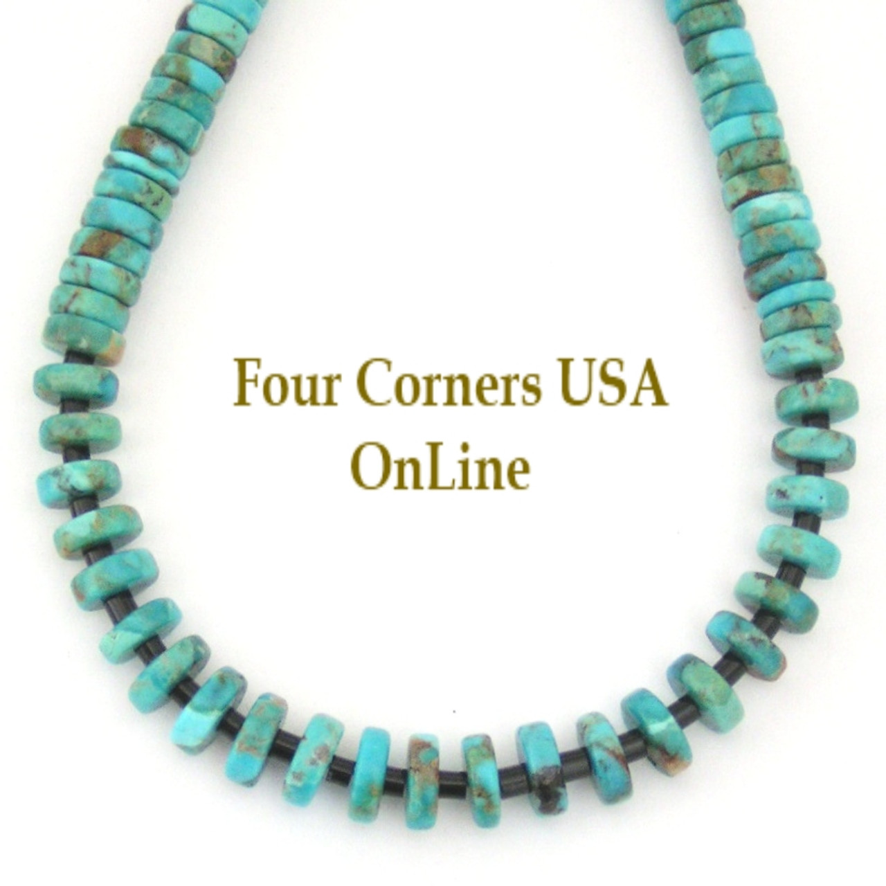 Vintage Kingman Spiderweb Turquoise Necklace, c.1970's | Burton's –  Burton's Gems and Opals