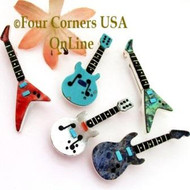 Whimsical Guitar Pendants