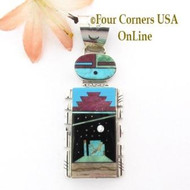 Southwest Desert Starry Night Pendant