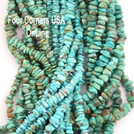 Kingman Turquoise Nugget Bead Strands