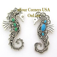 SeaHorse Brooches Navajo Lee Charley