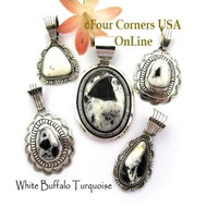 White Buffalo Pendants