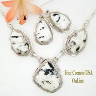 White Turquoise Jewelry Sets