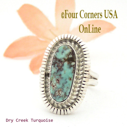 Dry Creek Turquoise Rings - Navajo Silver Rings - Four Corners USA 