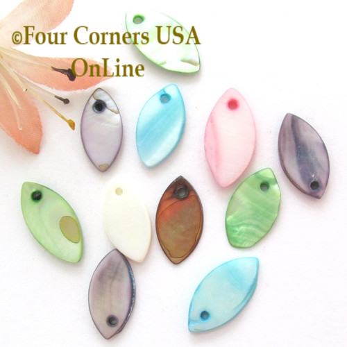 18mm Marquis Shell MOP Drops Approximately 100 Pieces BDZ-2016 Four Corners USA OnLine Designer Jewelry Making Beading Craft Supplies