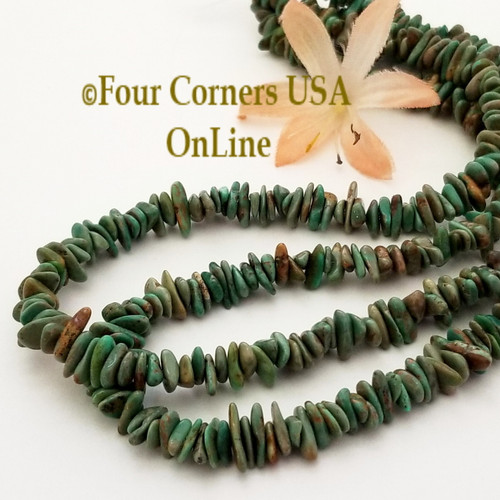 8mm Green Coppery Kingman Turquoise Nugget Bead Strands BDZ-2183 Special Buy Final Sale Four Corners USA OnLine Southwest Native American Jewelry Beading Supplies