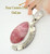 Rhodochrosite Sterling Pendant by Native American Artisan Robert Concho Four Corners USA OnLine Navajo Silver Jewelry NAP-1484