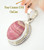 Rhodochrosite Sterling Oval Pendant by Native American Artisan Robert Concho Four Corners USA OnLine Navajo Silver Jewelry NAP-1486