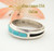 Size 8 1/2 Turquoise Inlay Ring Native American Wilbert Muskett Jr WB-1583 Four Corners USA OnLine Navajo Silver Jewelry In Stock Immediate Delivery