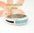 Size 11 Turquoise Inlay Wedding Band Ring Native American Wilbert Muskett Jr WB-1591 Four Corners USA OnLine Jewelry