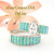 Size 10 1/2 Light Blue Fire Opal Wedding Engagement Ring Set Ella Cowboy WS-1517 Four Corners USA OnLine Native American Jewelry