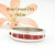 Size 12 Red Coral Inlay Ring Native American Wilbert Muskett Jr WB-1645 Four Corners USA OnLine Navajo Silver Jewelry