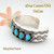 Sleeping Beauty Turquoise Cuff Bracelet Wilbert Muskett Navajo Silver Jewelry NAC-1434 Four Corners USA OnLine