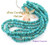 5mm Blue Green Kingman Turquoise Nugget Bead Strands Group 34 Four Corners USA OnLine Southwest Jewelry Making Supplies