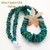 16mm Graduated FreeForm Slice Kingman Turquoise Beads Designer 16 Inch Strand GFF50 Four Corners USA OnLine Designer Jewelry Making Supplies