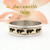 Size 7 1/2 Ring 14K Gold and Sterling Bear Wedding Band Style Navajo Scott Skeets NAR-1572 Four Corners USA OnLine