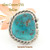 Size 11 3/4 Sunnyside Turquoise Sterling Ring Navajo Artisan Freddy Charley NAR-1636 On Sale Now at Four Corners USA OnLine Native American Jewelry