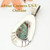 Teardrop Dry Creek Turquoise Sterling Pendant Navajo Artisan Alice Johnson NAP-1583 Four Corners USA Online Native American Jewelry