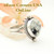 Size 5 White Buffalo Turquoise Stone Sterling Silver Ring NAR-1820 Four Corners USA OnLine Native American Navajo Jewelry