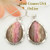 Chocolate Rhodochrosite Sterling Earrings Navajo Artisan Robert Concho On Sale Now NAER-1528 Four Corners USA OnLine Native American Jewelry