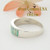 Size 10 1/2 White Fire Opal Inlay Ring Native American Ella Cowboy WB-1720 Four Corners USA OnLine Navajo Silver Jewelry