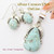 Dry Creek Turquoise Pendant Necklace Earring Jewelry Set Navajo Thomas Francisco NAN-1439 Four Corners USA OnLine Native American Jewelry