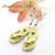 Yellow Flip Flop Heart Sandal Earrings EAR-1605 American Artisan Handcrafted Fashion Jewelry Four Corners USA OnLine