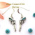 On Sale Now! Kingman Turquoise 1800 Colt Revolver Artisan Earrings EAR102CL Four Corners USA OnLine Jewelry