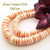 Graduated Red Lip Shell Heishi Bead Strands Four Corners USA OnLine Jewelry Making Beading Craft Supplies