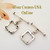 Scroll Wire Accent Ring Bar Square Toggle Clasp Sterling Silver Closeout Final Sale BDZ-2166 Four Corners USA OnLine Jewelry Making Beading Supplies